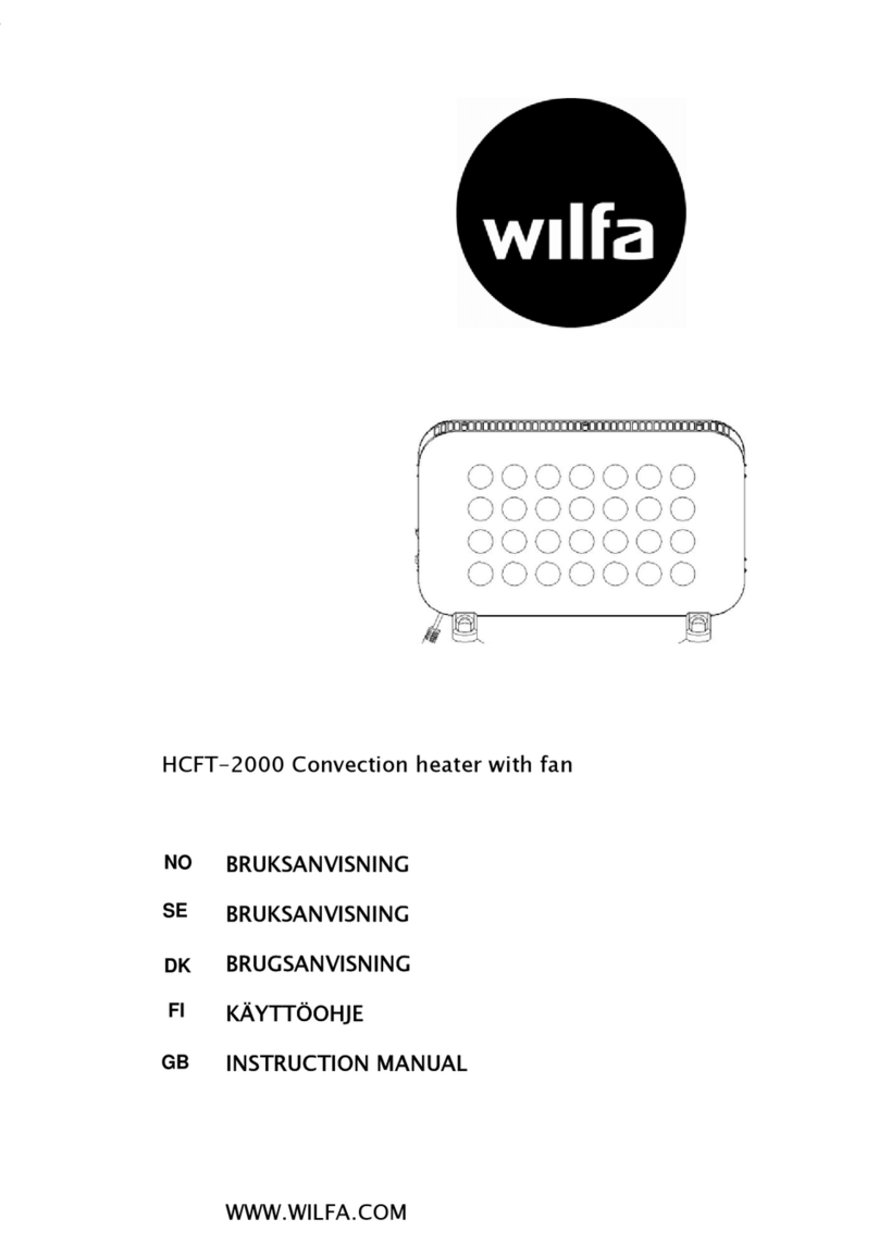 Wilfa HCFT-2000 instruction manual