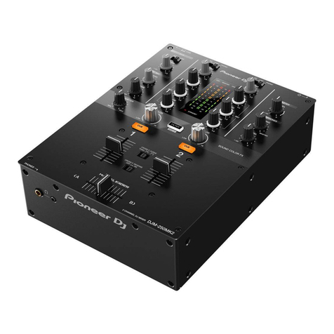 PIONEER DJ DJM-250MK2 operating instructions