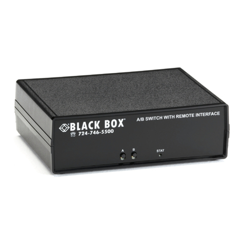 Black Box SW1046A User manual