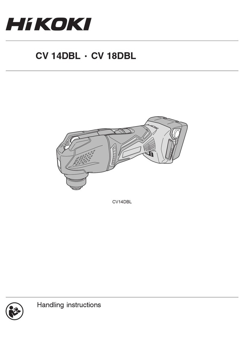 HIKOKI CV 14DBL Handling instructions