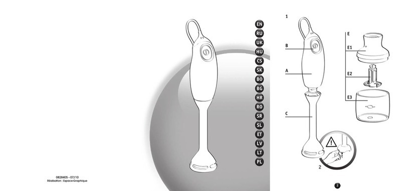 Moulinex PRINCIPIO DDI10142 manual
