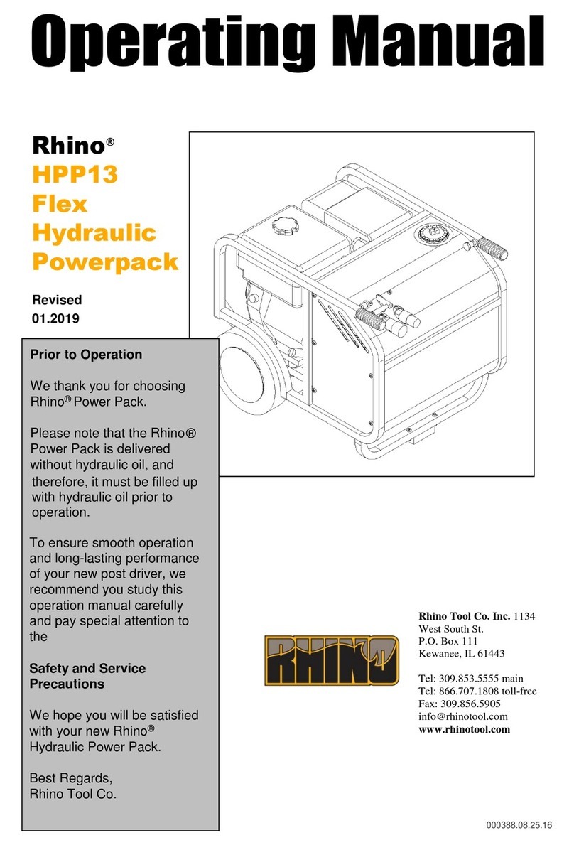 RHINO HPP13 Flex User manual