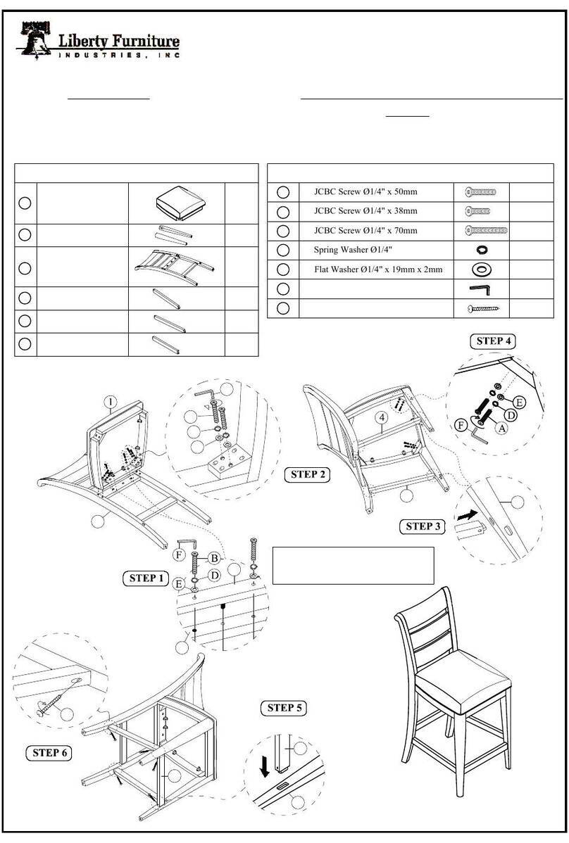 Liberty Furniture 652-B200124 Assembly instruction