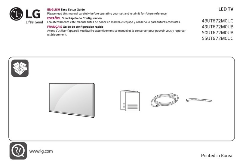 LG 50UT672M0UB User manual
