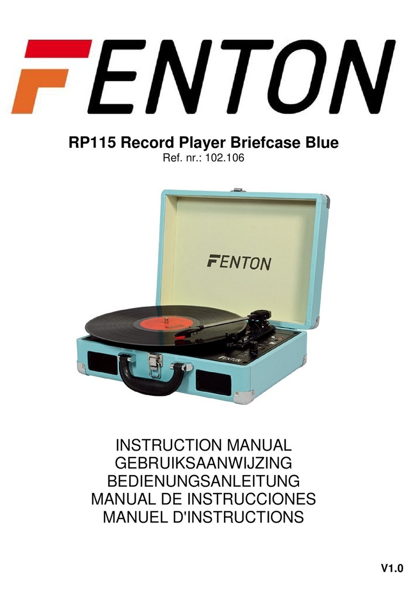 Tronios FENTON RP115 instruction manual