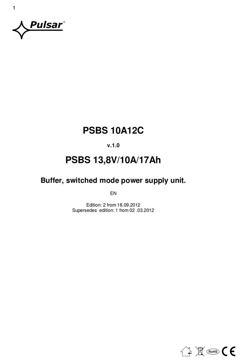Pulsar PSBS 10A12C User manual