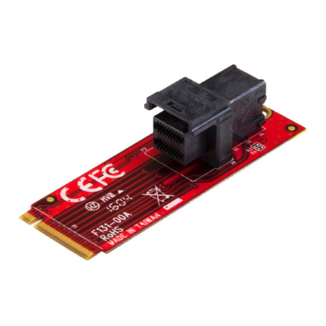 StarTech.com M2E4SFF8643 User manual