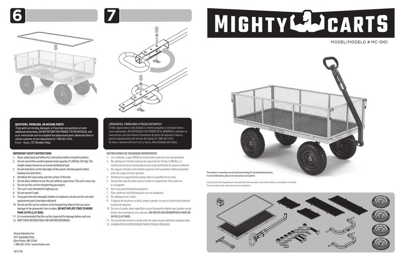 Gorilla Carts MC-1001 User manual