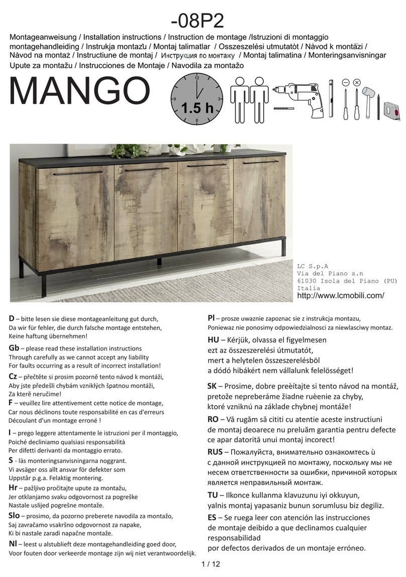 LC MANGO 08P2 User manual
