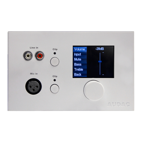 AUDAC DW5066/W User manual & installation guide
