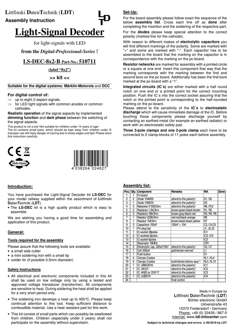 Littfinski Daten Technik LS-DEC-8x2-B User manual