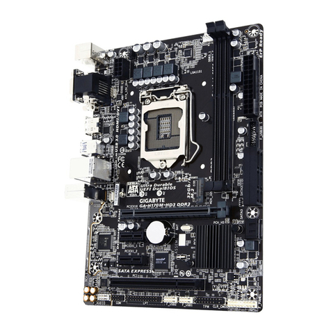Gigabyte GA-H170M-HD3 DDR3 user manual