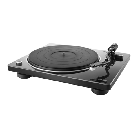 Denon DP400BK User manual Denon DP400BK User manual