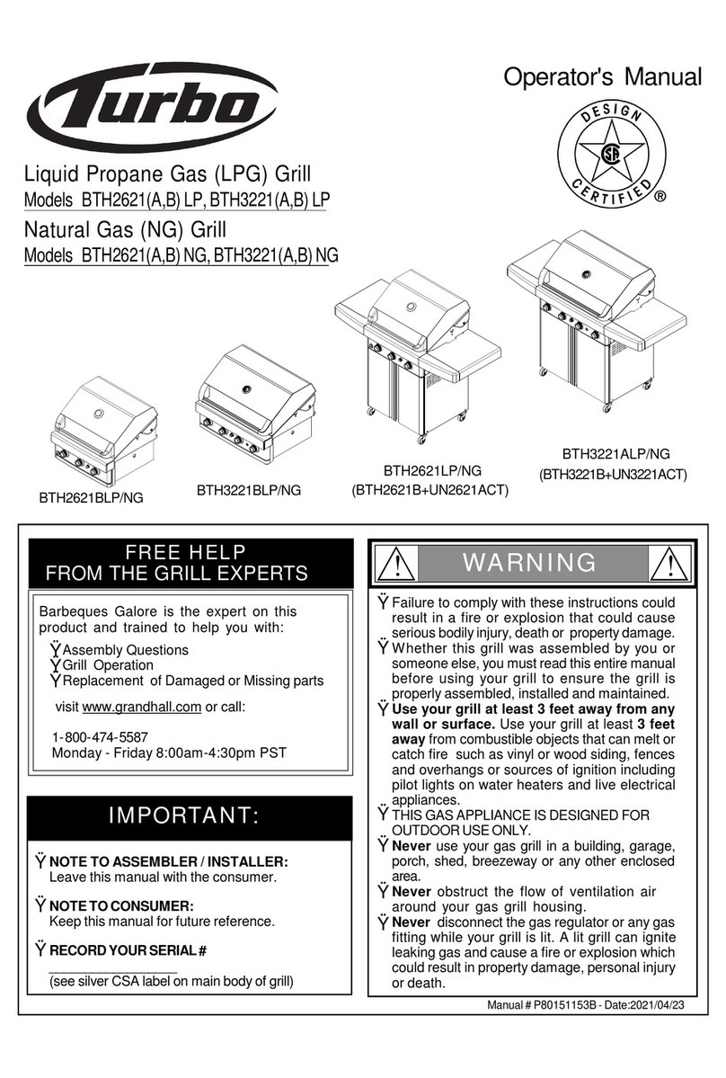 Turbo BTH2621ALP User manual