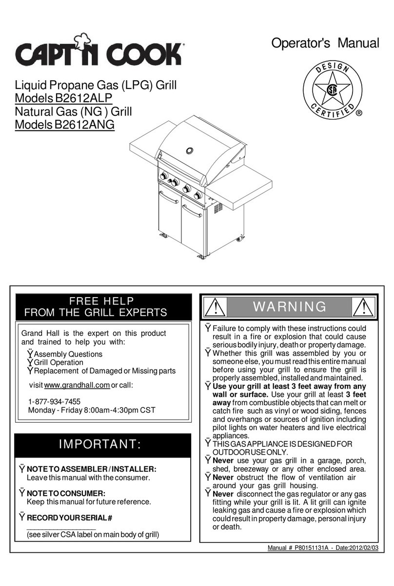 Capt'n Cook B2612ALP Operator's manual
