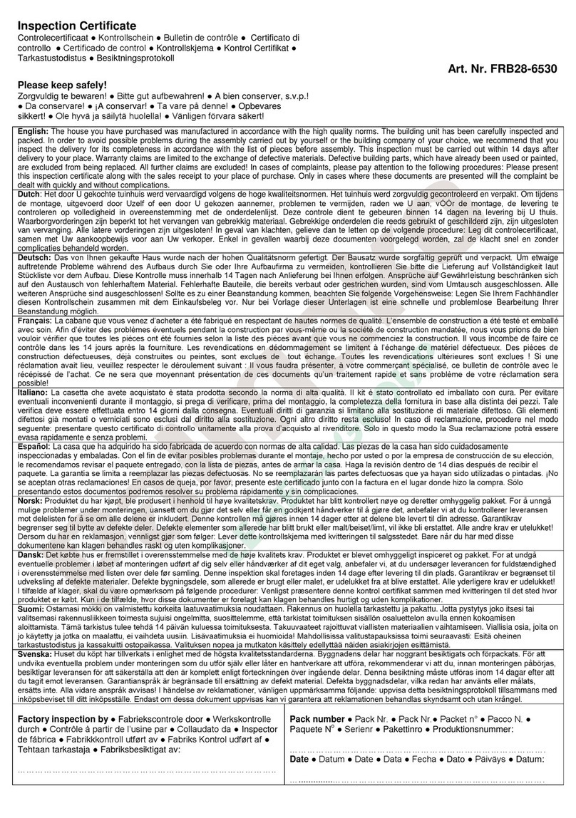 Palmako FRB28-6530 User manual