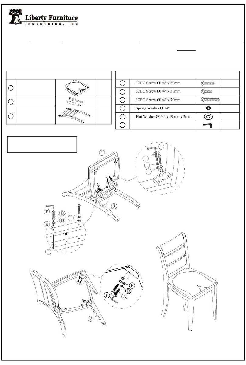 Liberty Furniture 652-C2000S Assembly instruction