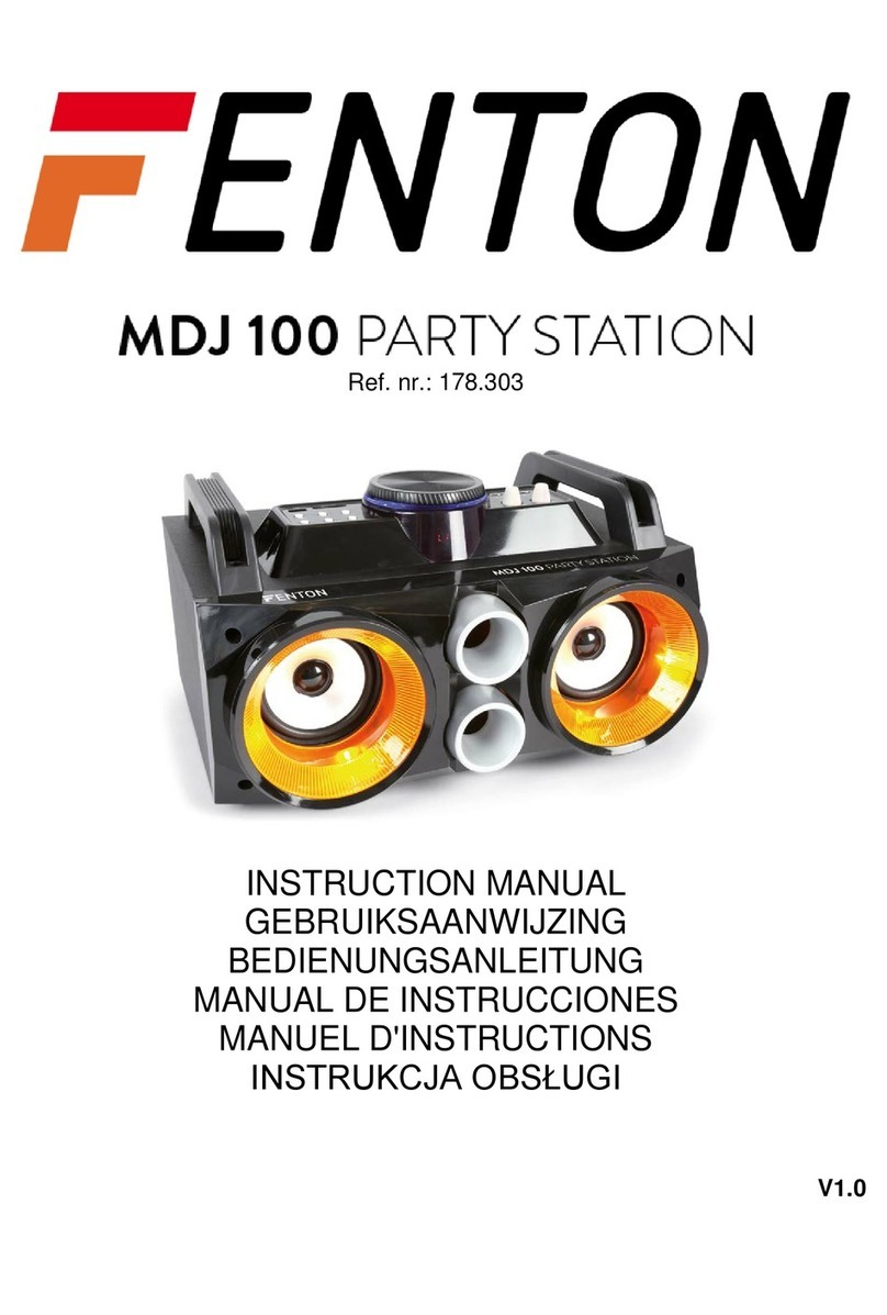 Tronios Fenton PartyStation MDJ 100 instruction manual