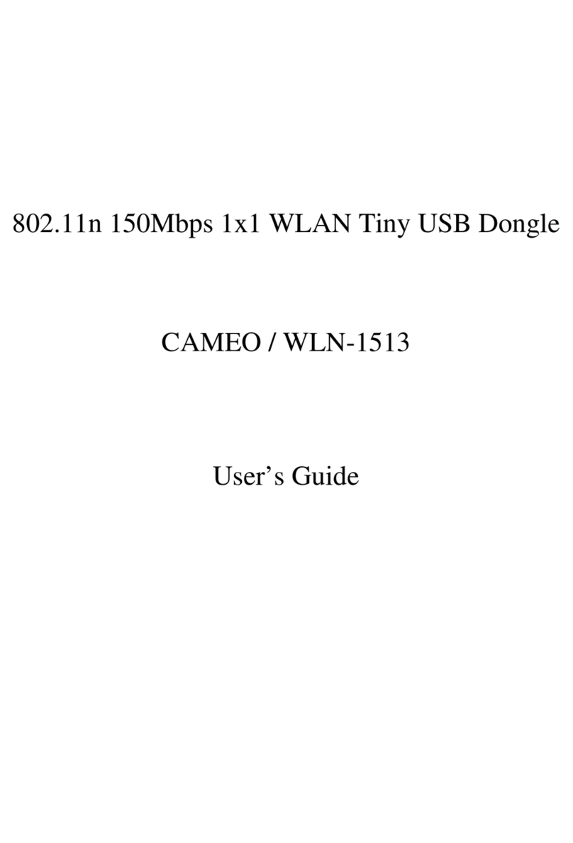 Cameo WLN-1513 User manual