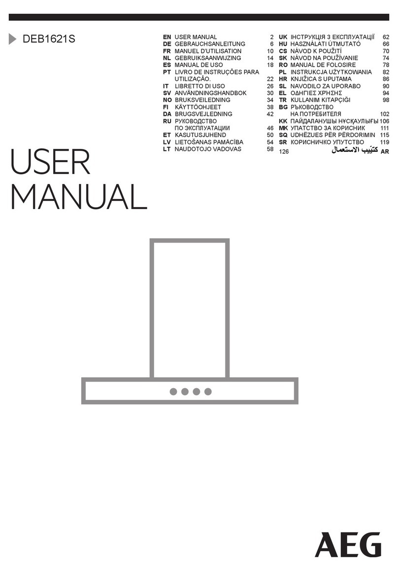 AEG DEB1621S User manual