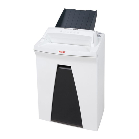 HSM SECURIO Auto Feed 150C operating instructions