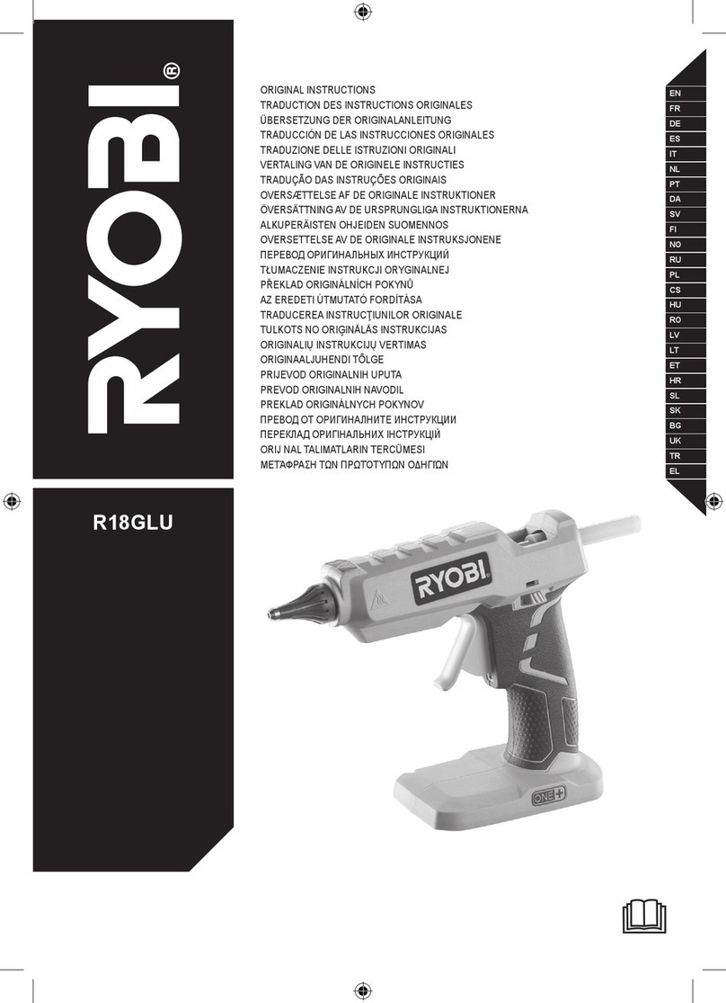 Ryobi R18GLU-0 Original instructions