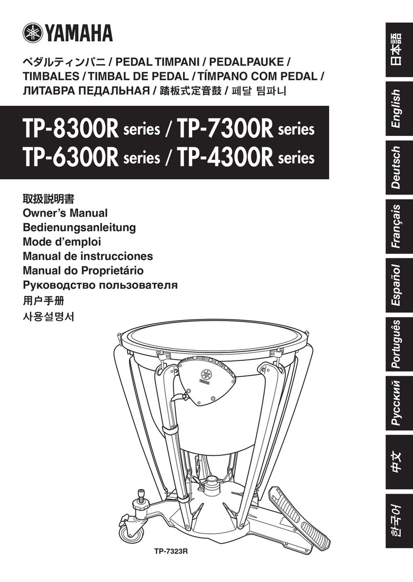 Yamaha TP-7300R Series User manual Yamaha TP-7300R Series User manual