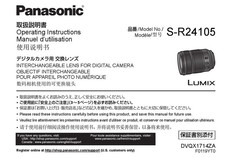 Panasonic Lumix S-R24105GK User manual