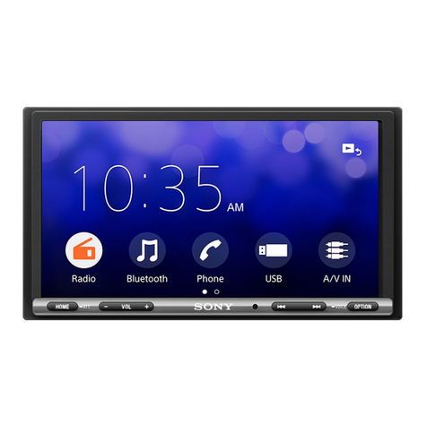 Sony XAV-AX3200 User manual