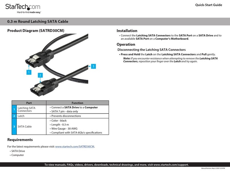 StarTech.com SATRD30CM User manual