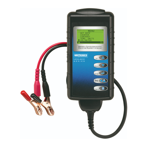 Midtronics MDX-645P User manual Midtronics MDX-645P User manual