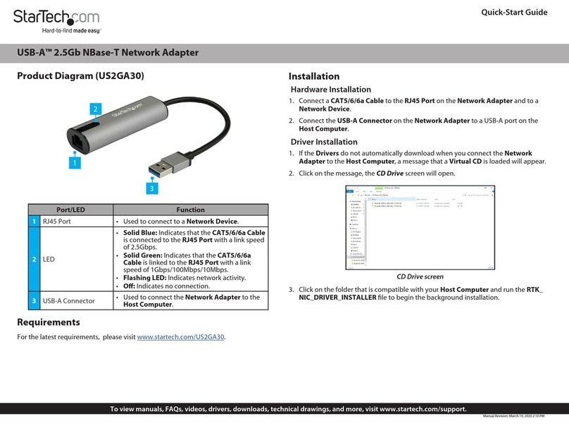 StarTech.com US2GA30 quick start guide