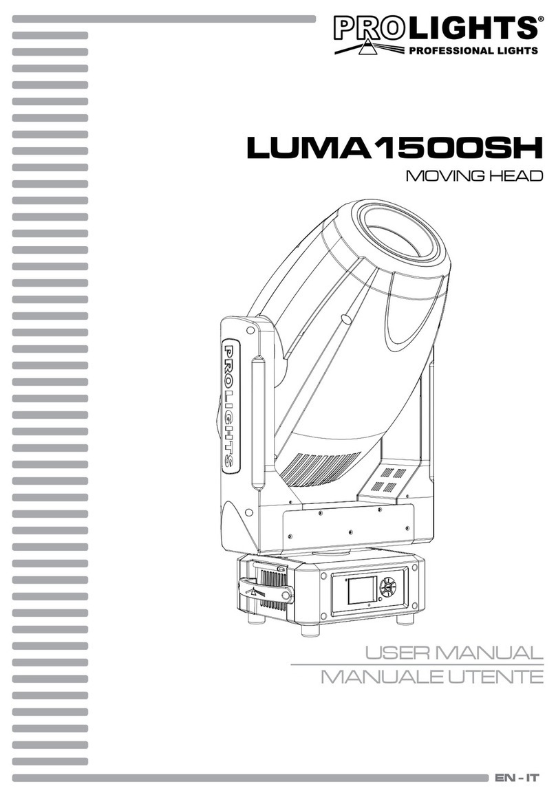 ProLights LUMA 1500SH user manual