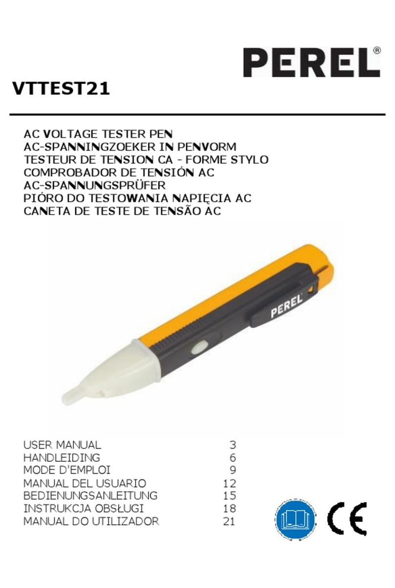 Perel VTTEST21 user manual