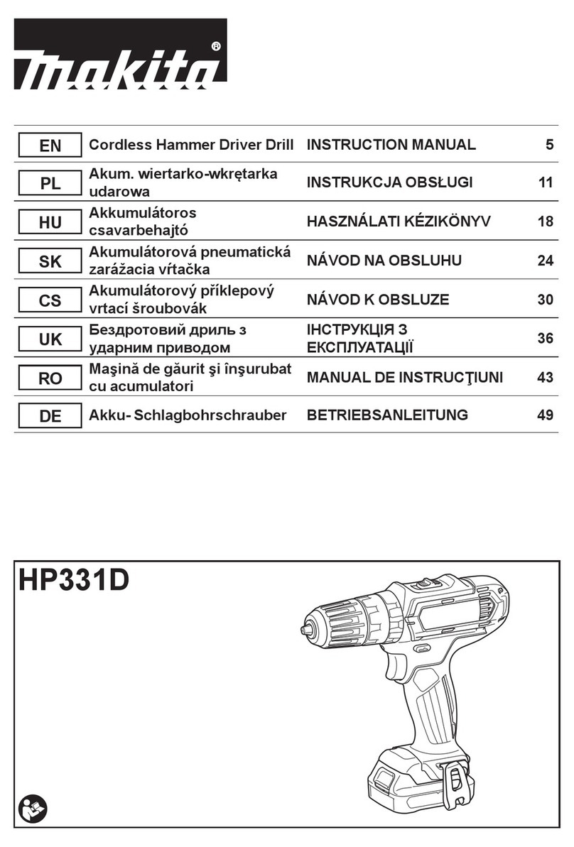 Makita HP331DZ instruction manual