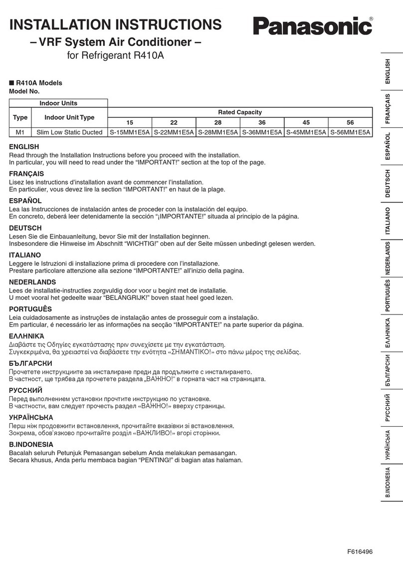 Panasonic S15MM1E5A User manual