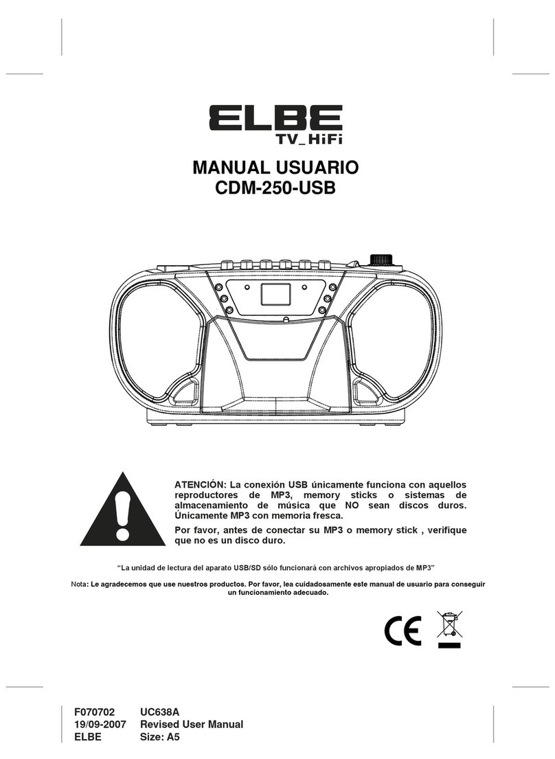 ELBE CDM-250-USB user manual