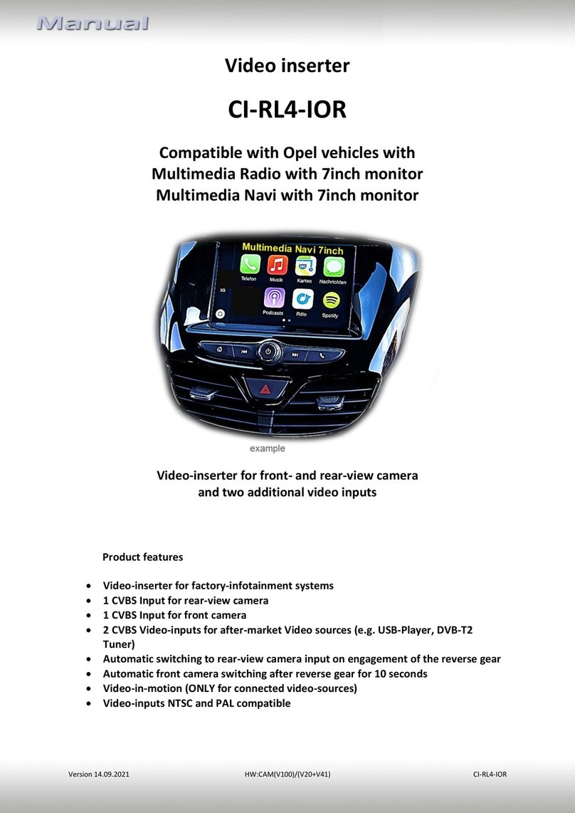 Car-Interface.com CI-RL4-IOR User manual Car-Interface.com CI-RL4-IOR User manual