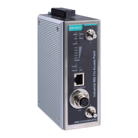 Moxa Technologies AWK-3131A-M12-RTG-EU-T Quick installation guide
