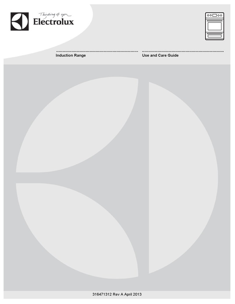 Electrolux CEI30IF4LS Use and care guide