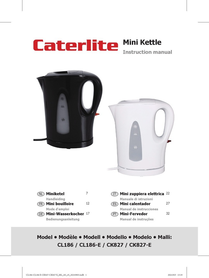 Caterlite CL186 User manual