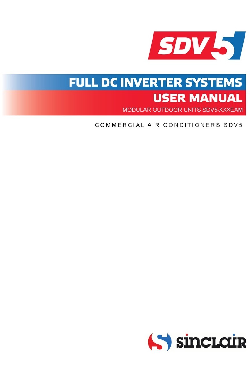 Sinclair SDV5 EAM Series User manual