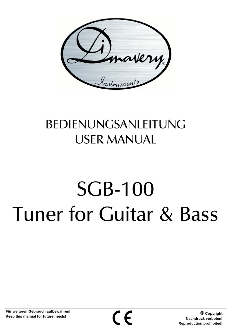 Dimavery SGB-100 user manual