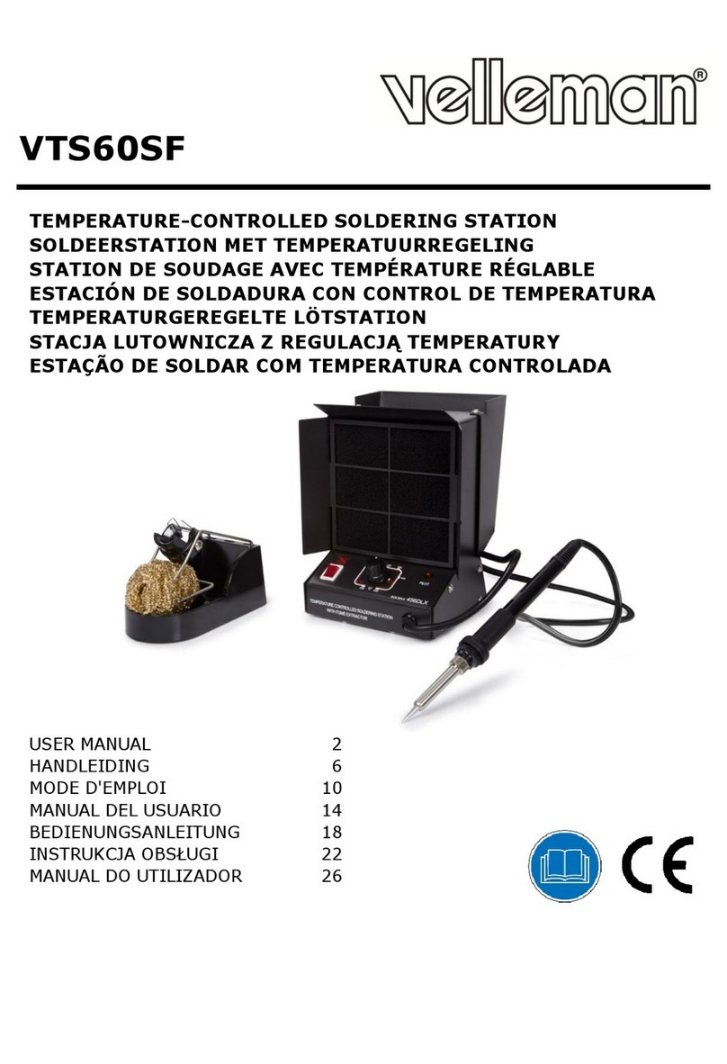 Velleman VTS60SF User manual