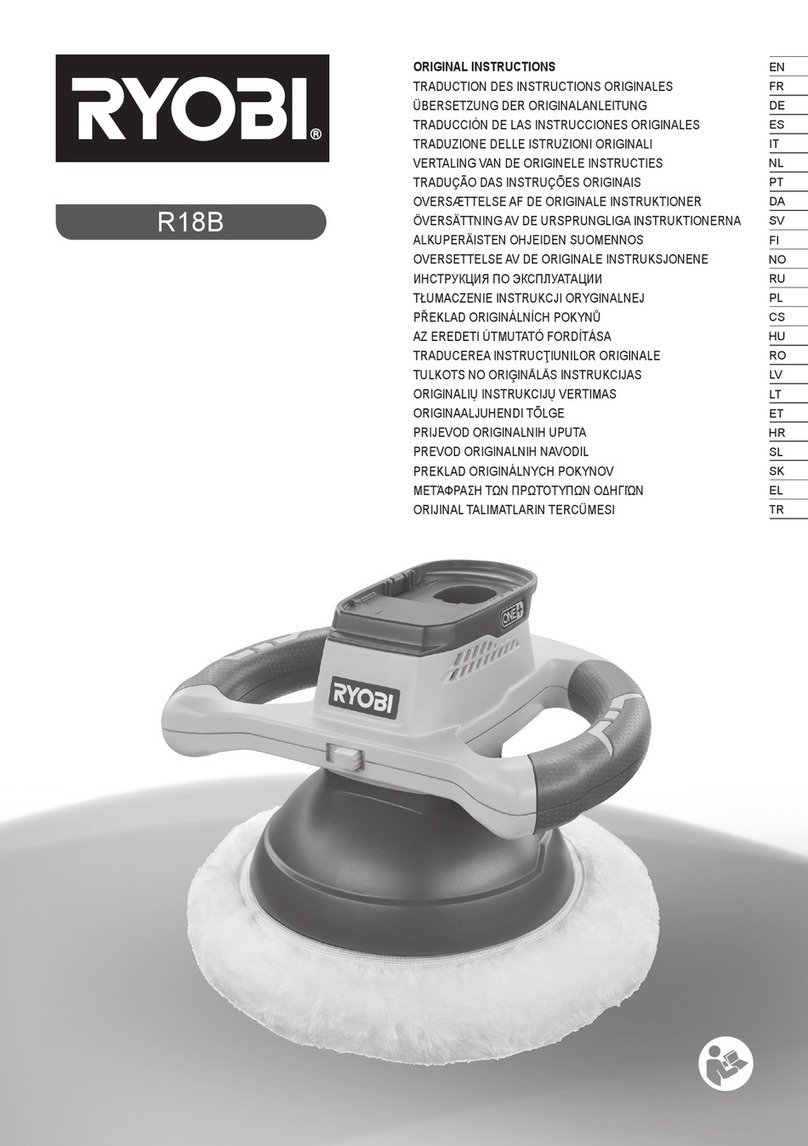 Ryobi R18B-0 User manual