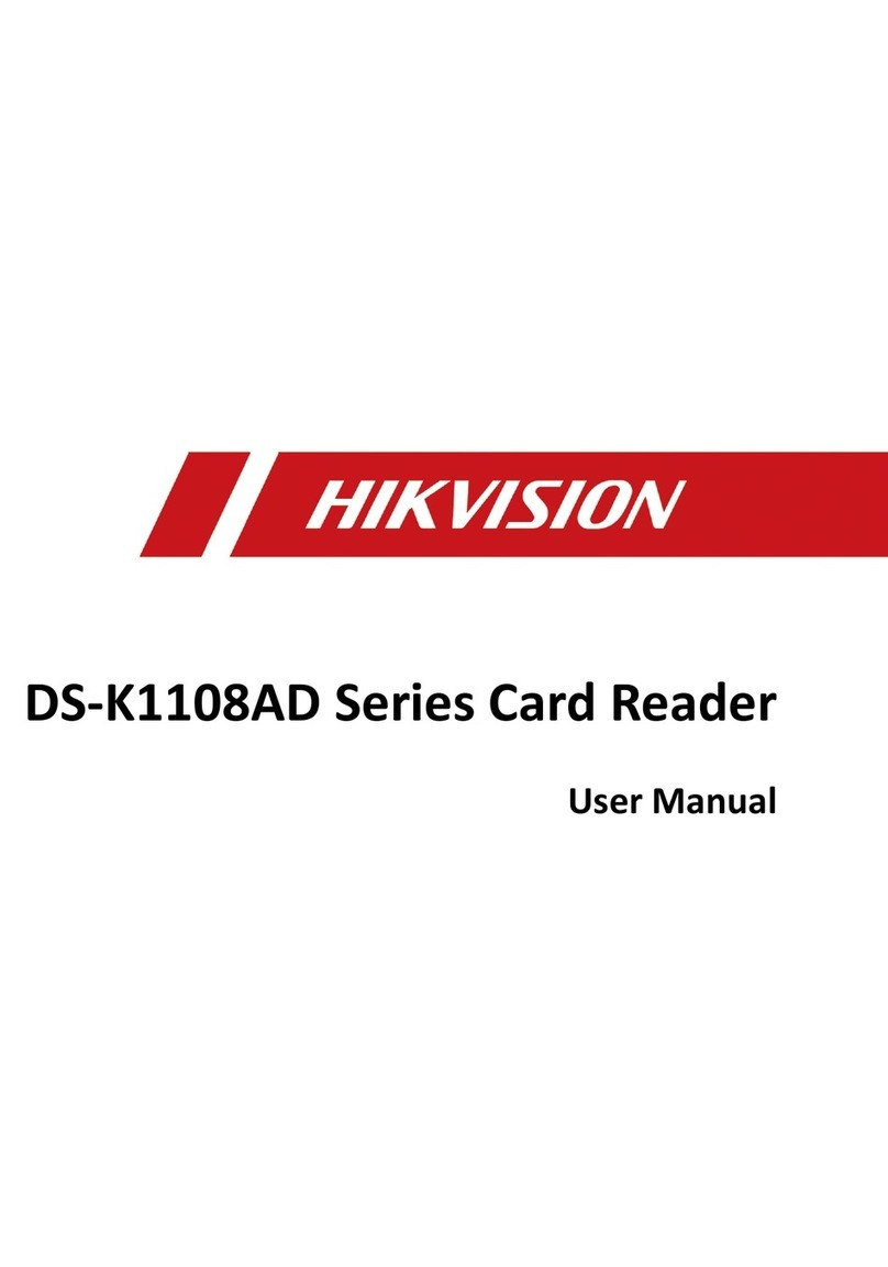 HIK VISION DS-K1108AD Series user manual