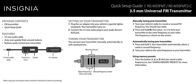Insignia NS-M35FMT User manual