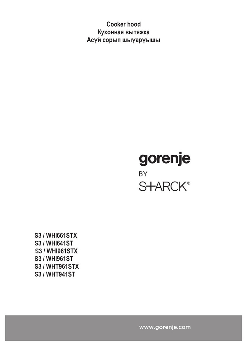 Gorenje STARCK S3/WHI661STX manual
