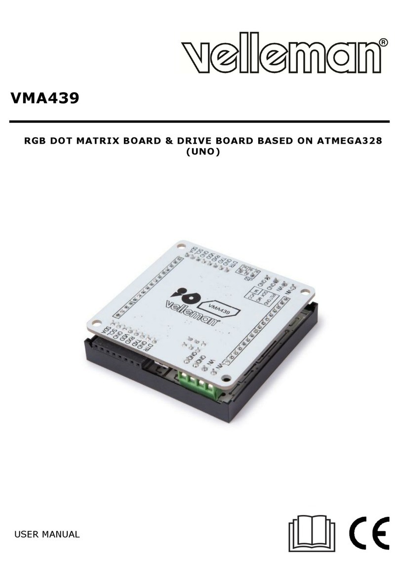 Velleman VMA439 user manual Velleman VMA439 user manual
