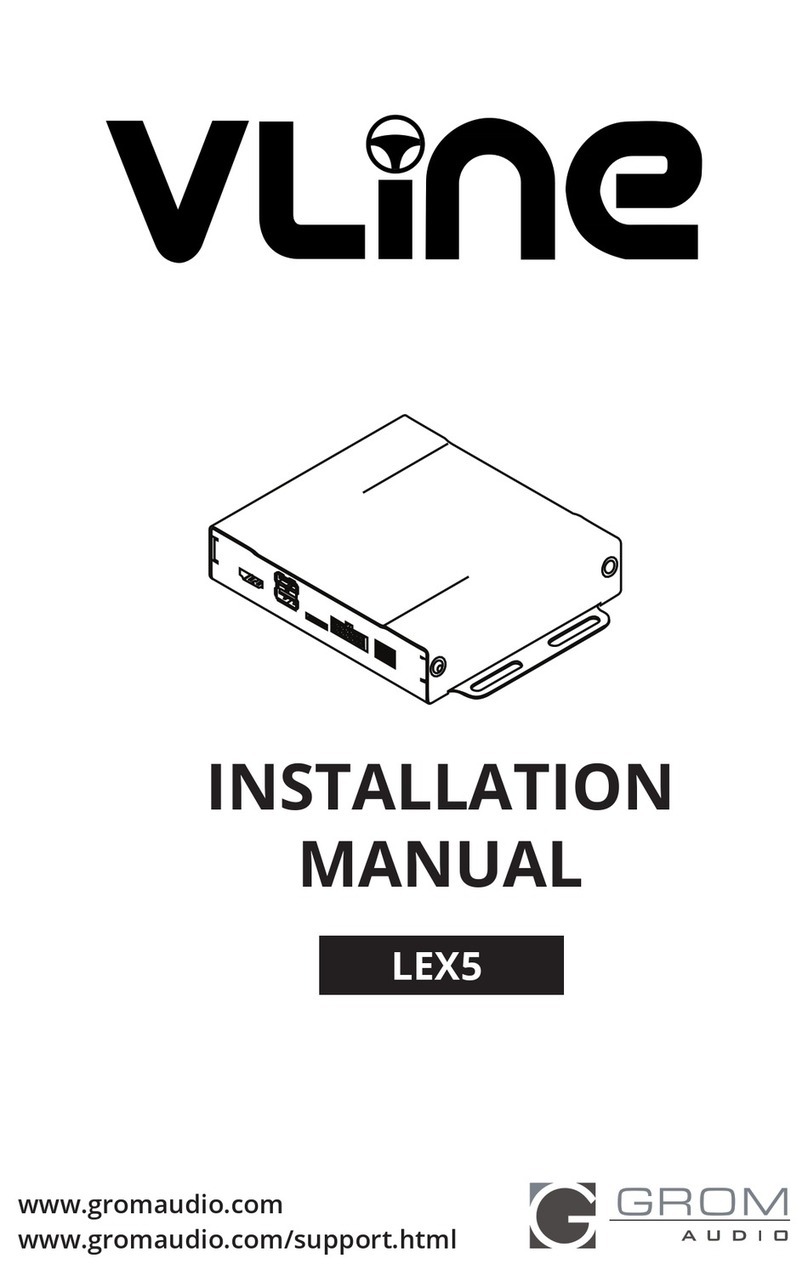 GROM Audio Vline LEX5LSVL2 installation manual